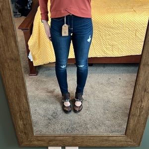 abercrombie girls pull on jean leggings